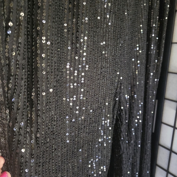 Women's sequin pants/slacks size Large - Picture 3 of 9